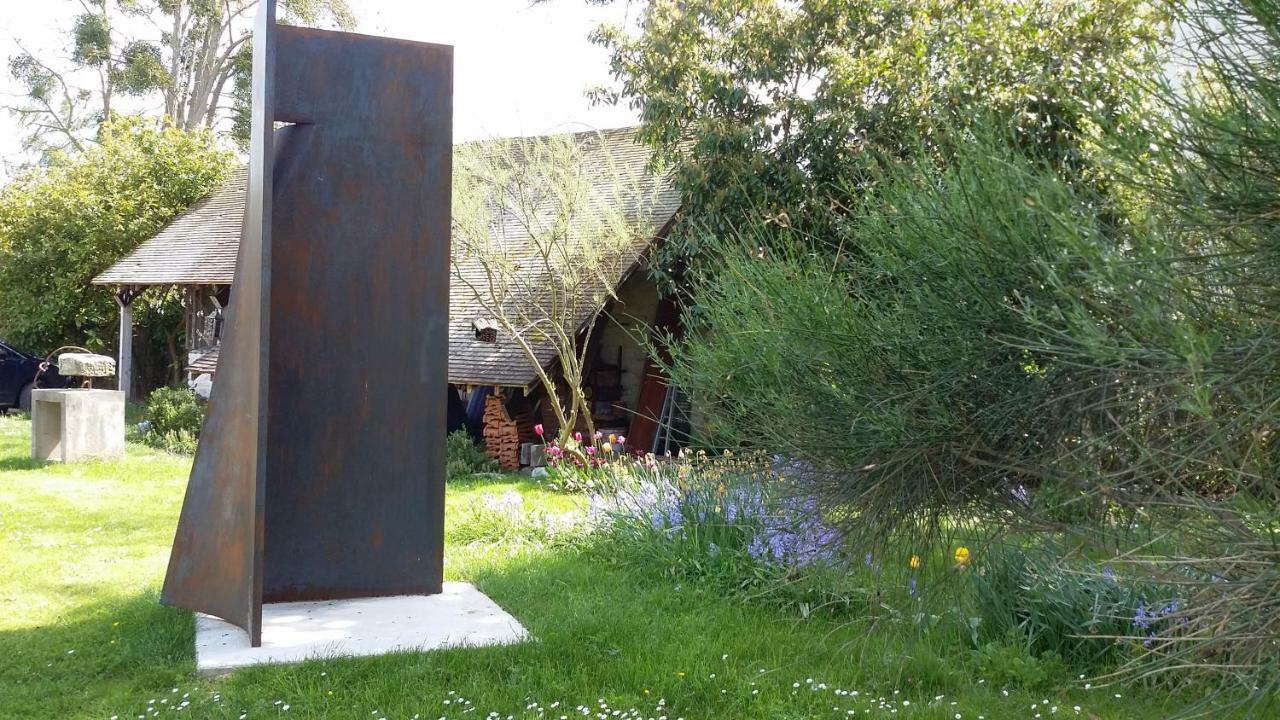 Gite Dans Parc De Sculptures - Gite "Pondichery" Port-Mort Exterior photo